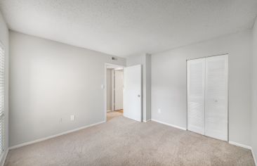 Bedroom at MAA Haywood luxury apartment homes in Greenville, SC