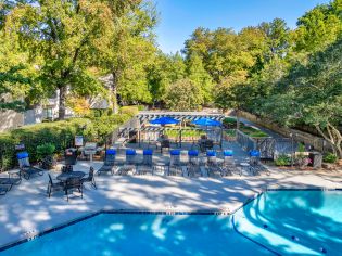 Pool at MAA Haywood luxury apartment homes in Greenville, SC