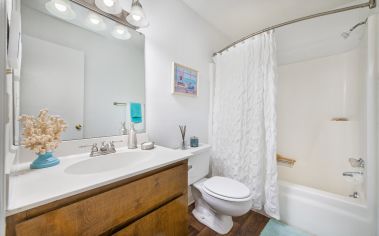 Bathroom at MAA Howell Commons luxury apartment homes in Greenville, SC