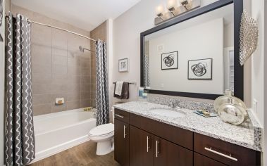 Unit Bathroom at MAA Innovation Apartments in Greenville, SC