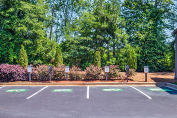 EV Charging station at MAA Innovation in Greenville, SC