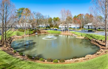 Pond at MAA Park Place luxury apartment homes in Spartanburg, SC