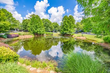Pond at MAA Park Place luxury apartment homes in Greenville, SC