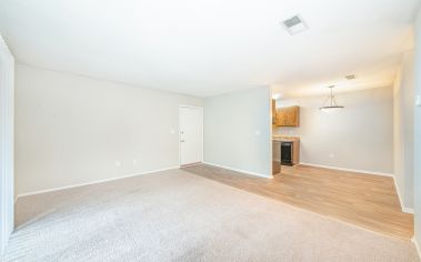 Living area at MAA Spring Creek luxury apartment homes in Greenville, SC