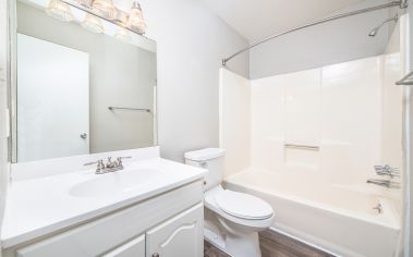 Bathroom at MAA Spring Creek luxury apartment homes in Greenville, SC