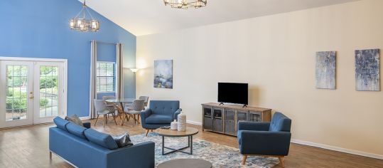 Clubhouse Main Room at MAA Spring Creek luxury apartment homes in Greenville, SC