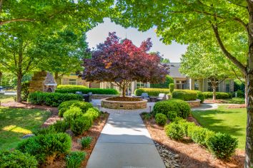 Outside Fireplace area at MAA Point Place in Greenville, SC