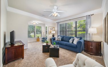 Living Room at MAA Point Place in Greenville, SC