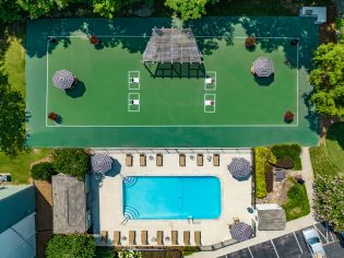 Pool and game court at Hidden Creek in Chattanooga, TN