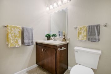 Bathroom at Windridge luxury apartment homes in Chattanooga, TN