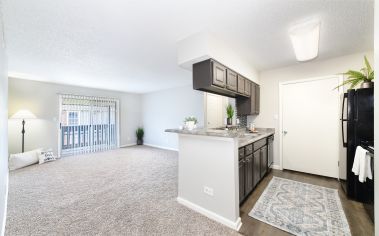 Kitchen at Kirby Station luxury apartment homes in Memphis, TN