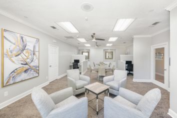 Business center at MAA Dexter Lake luxury apartment homes in Cordova, TN