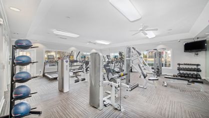 Fitness Center at Reserve at Dexter Lake luxury apartment homes in Cordova, TN