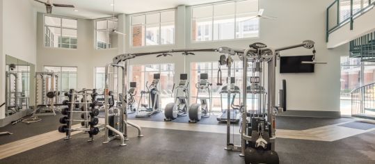 Fitness Center at MAA Acklen luxury apartment homes in Nashville, TN