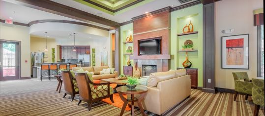 Clubhouse Interior at MAA Bellevue luxury apartment homes in Nashville, TN