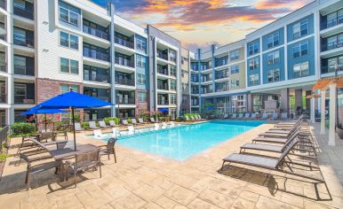 Pool View at MAA Charlotte Ave in Nashville, TN