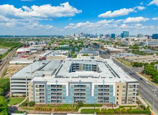 Aerial Shot at MAA Charlotte Ave in Nashville, TN