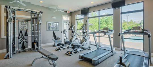 Fitness Center at MAA Indian Lake Village luxury apartment homes in Hendersonville, TN