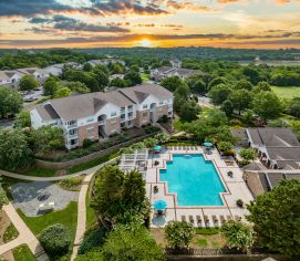 Aerial pool at MAA Monthaven Park in Nashville, TN