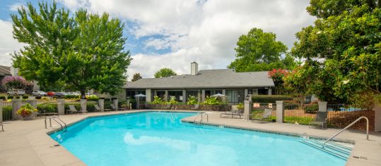 Pool at MAA Park luxury apartment homes in Hermitage, TN