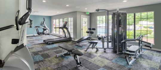 Fitness Center at MAA Park luxury apartment homes in Hermitage, TN