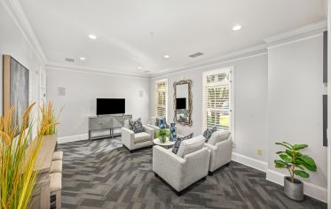 Business center at MAA Sam Ridley luxury apartment homes in Smyrna, TN
