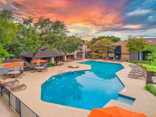 Pool at Balcones Woods luxury apartment homes in Austin, TX