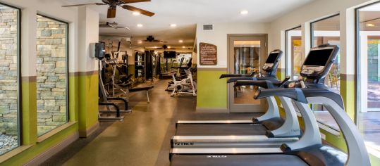 Fitness Center at MAA Barton Skyway luxury apartment homes in Austin, TX