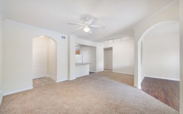 Living Room Wide Angle at MAA Brushy Creek in Austin, TX