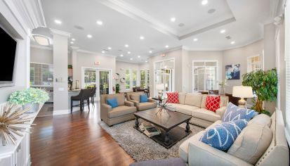 Clubhouse at MAA Cedar Park luxury apartment homes in Cedar Park, TX