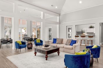 Clubhouse at MAA Quarry Oaks luxury apartment homes in Austin, TX