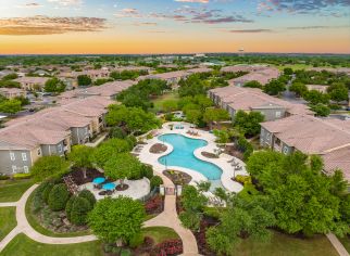 Aerial Pool at MAA Round Rock in Austin, TX