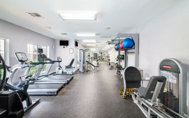 Fitness center at MAA Sierra Vista luxury apartment homes in Austin, TX