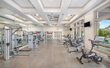 Gym at MAA Wells Branch luxury apartment homes in Austin, TX