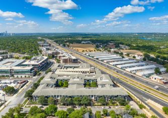 Property Aerial at MAA West Austin luxury apartment homes in Austin, TX