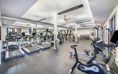 Gym at MAA West Austin luxury apartment homes in Austin, TX