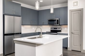 Kitchen 2 at MAA Windmill Hill Luxury Apartments in Austin, TX