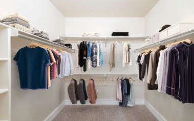 Closets at MAA Abbey luxury apartment homes in Dallas, TX