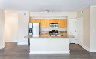 Kitchen at MAA Abbey luxury apartment homes in Dallas, TX