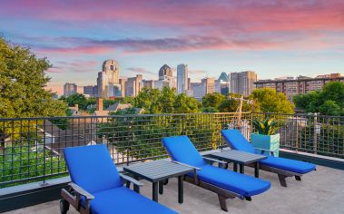 Sky Lounge at MAA Abbey luxury apartment homes in Dallas, TX