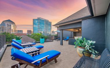 Sky Lounge at MAA Abbey luxury apartment homes in Dallas, TX