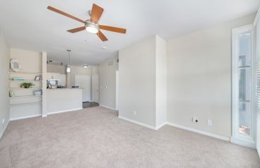 Model Living Room at MAA Addison Circle in Dallas, TX