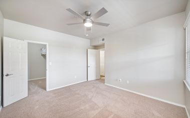 Bedroom at MAA Bear Creek luxury apartment homes in Euless, TX near Dallas