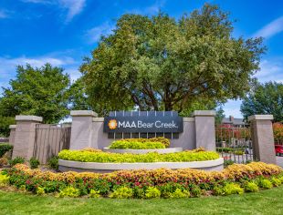 Signage at MAA Bear Creek luxury apartment homes in Euless, TX near Dallas