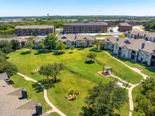 Dog park at MAA Boulder Ridge luxury apartment homes in Roanoke, TX