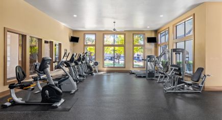 Fitness park at MAA Boulder Ridge luxury apartment homes in Roanoke, TX