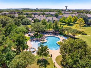 Pool at MAA Boulder Ridge luxury apartment homes in Roanoke, TX