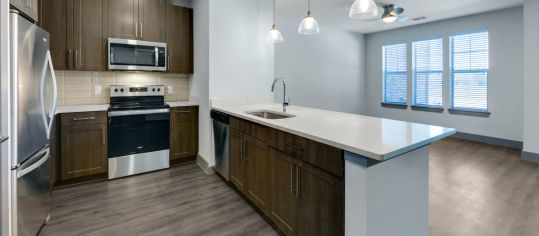 Kitchen 2 at MAA Copper Ridge luxury apartment homes in Dallas, TX