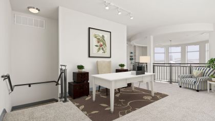 Loft area at Post Eastside luxury apartment homes in Richardson, TX