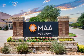 Exterior Signage at MAA Fairview in Dallas, TX